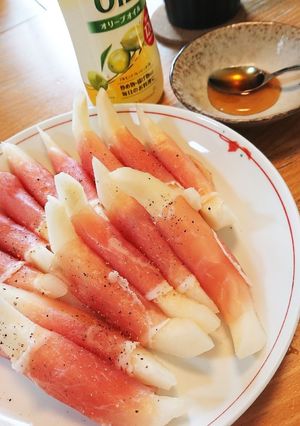 まくわうりの生ハム巻き-レシピのメイン写真