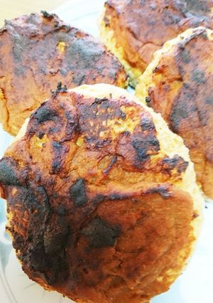 残りごはんでふんわり味噌焼きもち♥*+-レシピのメイン写真