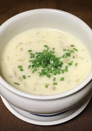 きのこのガーリッククリームスープ　-レシピのメイン写真