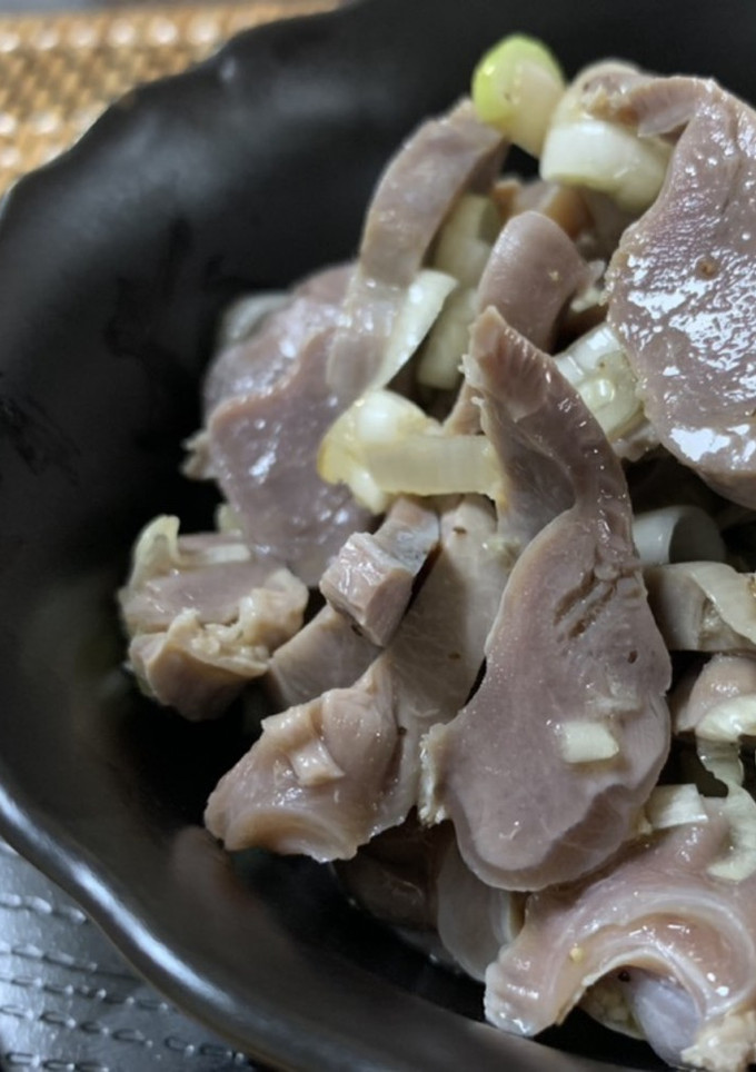 茹でて和えるだけ 砂肝のネギ塩レモン-レシピのメイン写真