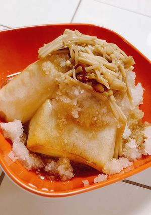 なめたけからみ餅♥-レシピのメイン写真