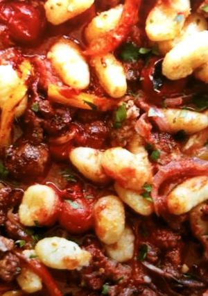 トレイで混ぜて並べて焼くだけニョッキ-レシピのメイン写真