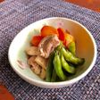 旨味の染みた*鶏もも肉とインゲンの煮物