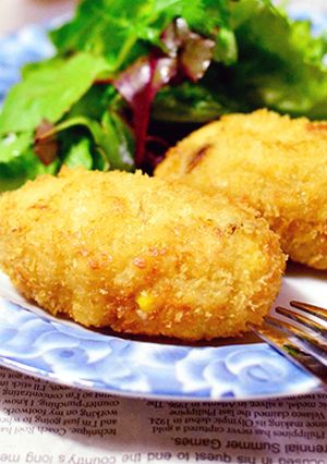 大豆ペーストでコーンクリームコロッケ-レシピのメイン写真