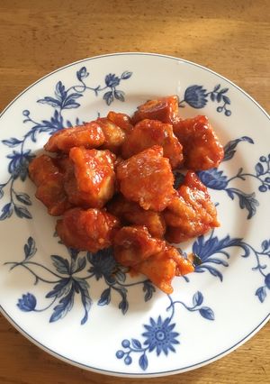 鶏もも肉de甘辛ケチャップ唐揚げ☆-レシピのメイン写真