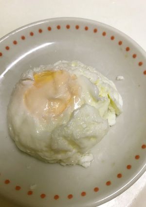 簡単「固めの」温泉たまご-レシピのメイン写真