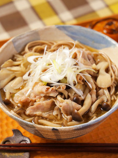 きのこと豚肉のあったかあんかけそば♪-レシピのメイン写真