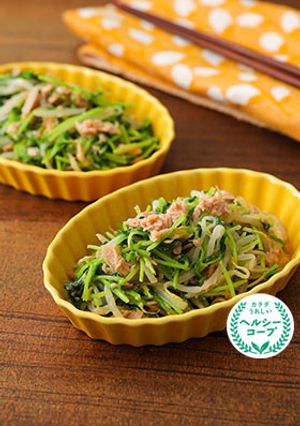 豆苗とツナのナムル-レシピのメイン写真
