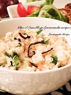 鮭と塩昆布の混ぜご飯-レシピのメイン写真