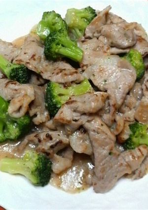 豚もも肉とブロッコリーの胡麻だし炒め-レシピのメイン写真