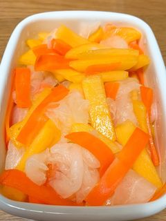 大根と柿のなます風-レシピのメイン写真