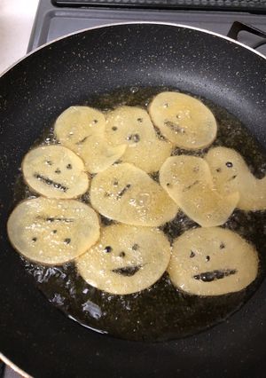 ハロウィン！おばけのてんぷら笑-レシピのメイン写真