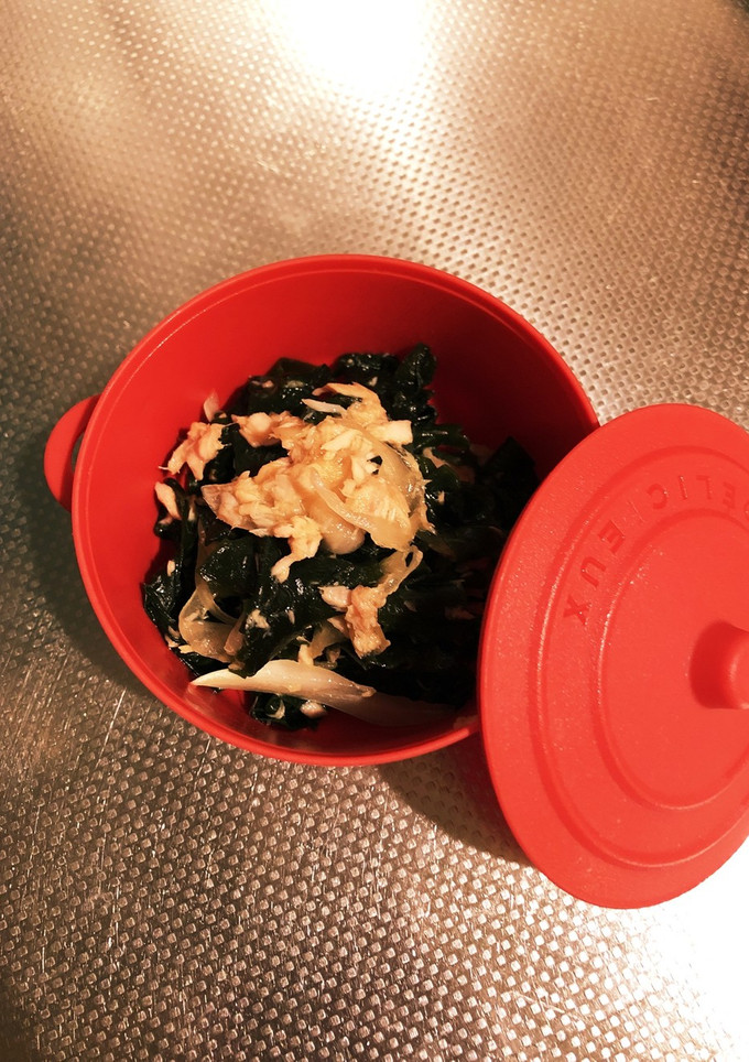 酔っ払いでも作れるワカメとツナの和え物-レシピのメイン写真