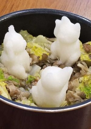 みぞれ猫鍋-レシピのメイン写真