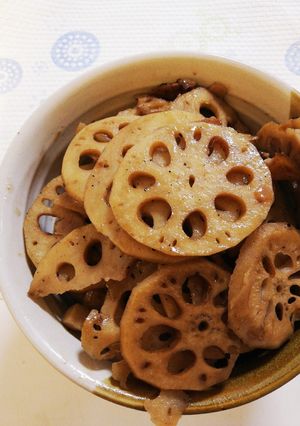 お弁当の隙間やご飯のお供！レンコンの金平-レシピのメイン写真