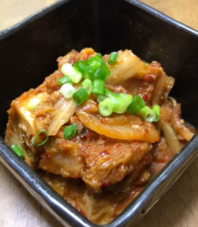 簡単♪ご飯がススム★厚揚げのキムチ煮！-レシピのメイン写真