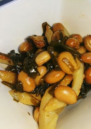 切り昆布とお豆の含め煮-レシピのメイン写真