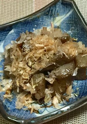 コンニャクのピリ辛ニンニク＆生姜炒め-レシピのメイン写真