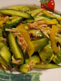 4種の野菜とツナの和風サラダ-レシピのメイン写真