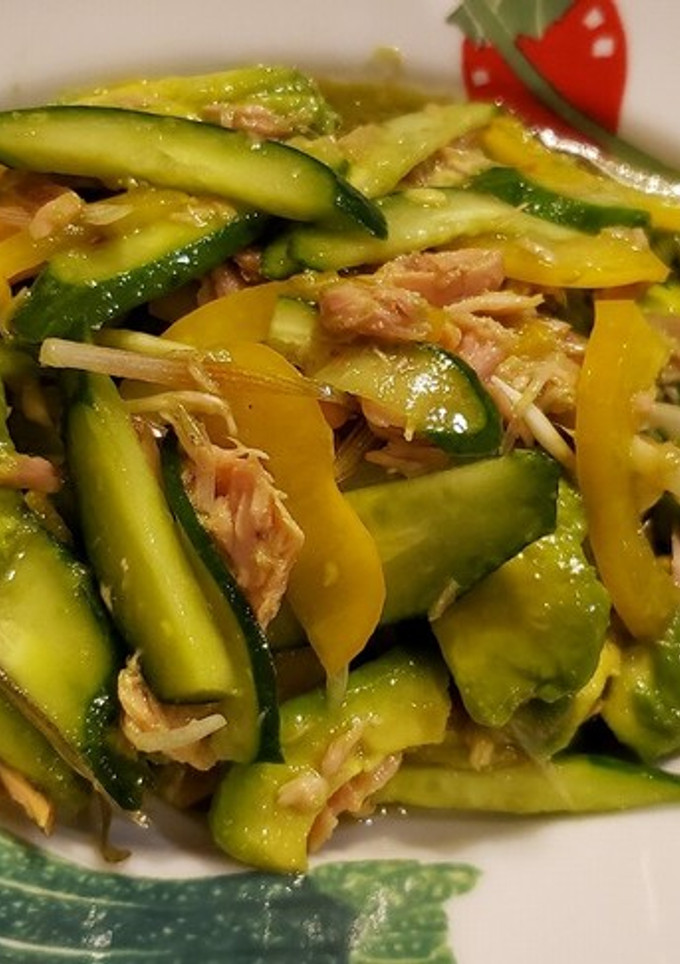 4種の野菜とツナの和風サラダ-レシピのメイン写真