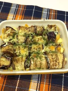 くるくる☆茄子と豚バラのチーズ焼き-レシピのメイン写真