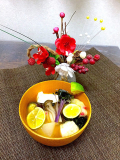 夏はさっぱり♡すだち香る酢橘味噌汁♡-レシピのメイン写真