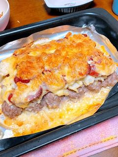 ミートボールとポテトのチーズ焼き-レシピのメイン写真
