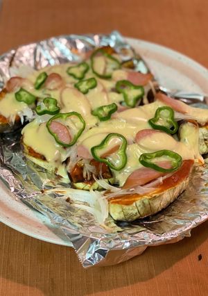 【定番】トースターでナス丸ごとピザ風-レシピのメイン写真