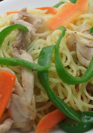 鶏肉入り塩やきそば-レシピのメイン写真