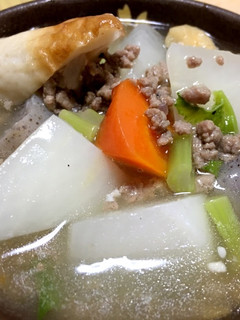 味覇で簡単 だいこんとにんじんのそぼろ煮-レシピのメイン写真