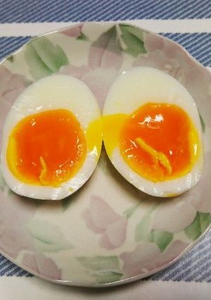 ちょうどいい半熟ゆで卵-レシピのメイン写真