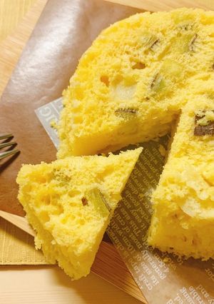 レンチン3分!HMで蒸しパンケーキ-レシピのメイン写真