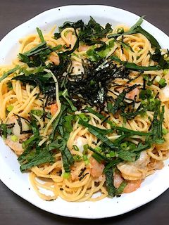 明太子とシーフードの海鮮パスタ-レシピのメイン写真