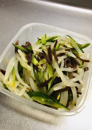 作り置き節約☆もやしとキクラゲのナムル-レシピのメイン写真