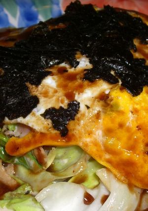 キャベツとベーコンでお好み焼き風-レシピのメイン写真