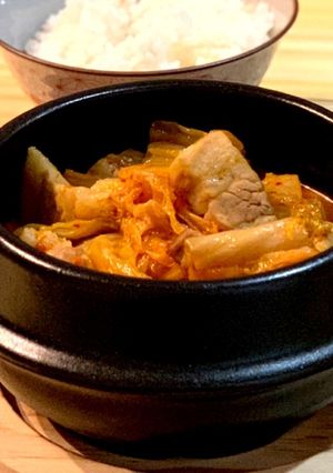 超簡単！韓国のオンマに習ったキムチチゲ-レシピのメイン写真