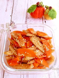 手早く美味しい〜きんぴらごぼう (^^)-レシピのメイン写真