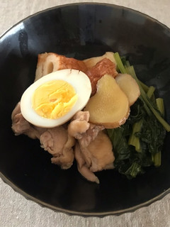 鶏もも肉と小松菜の生姜入り煮物-レシピのメイン写真