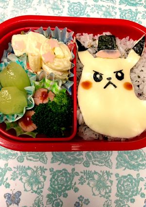 おばけピカチュウ ★ハロウィン弁当-レシピのメイン写真