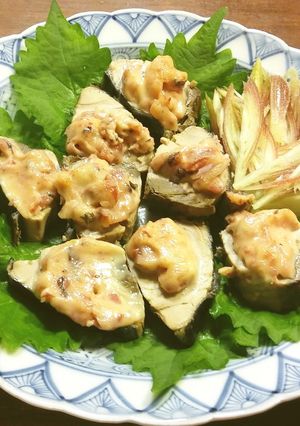 鰹のなまり節の梅マヨネーズ焼き-レシピのメイン写真
