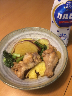 手羽元とさつまいものホロホロ煮-レシピのメイン写真