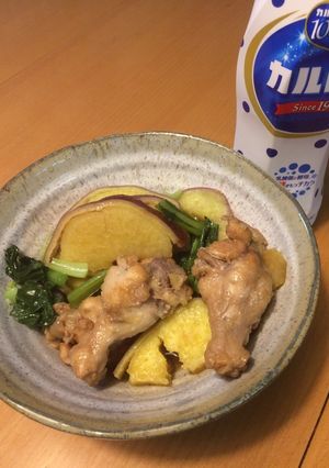 手羽元とさつまいものホロホロ煮-レシピのメイン写真