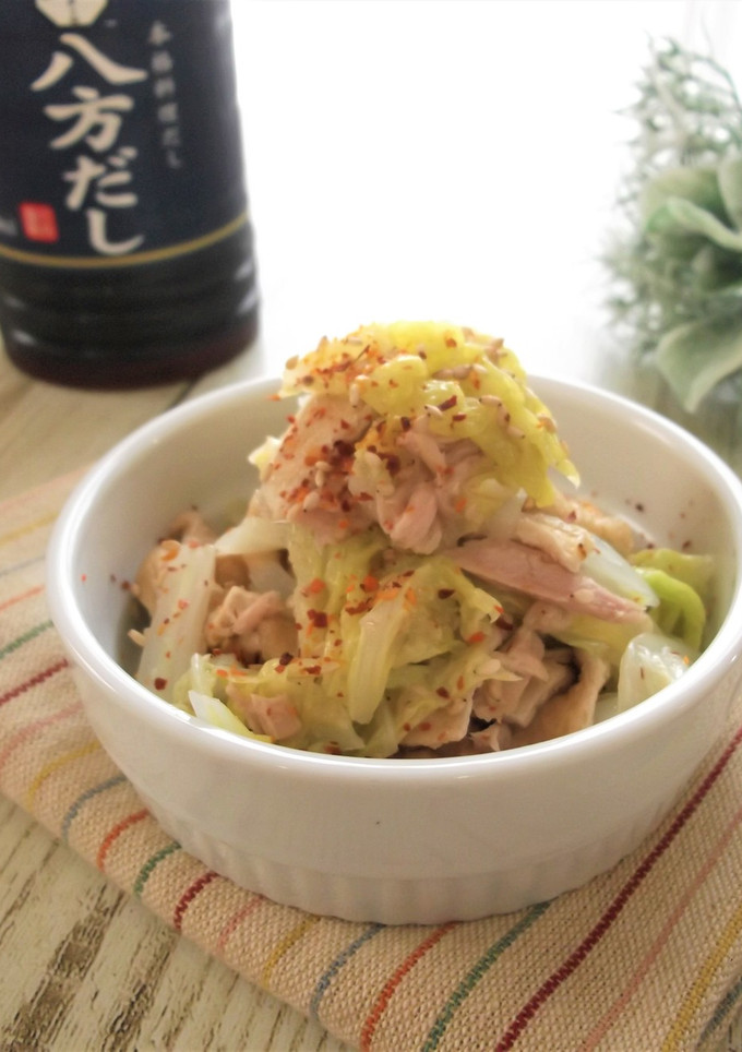 白菜と薄揚げとツナのレンジ煮浸し-レシピのメイン写真