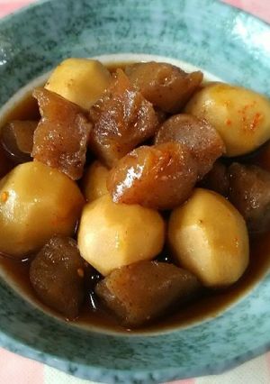 里芋とコンニャクの甘辛煮-レシピのメイン写真