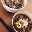 普通のお蕎麦に飽きたら簡単1人ランチ向き
