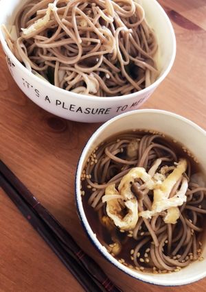 普通のお蕎麦に飽きたら簡単1人ランチ向き-レシピのメイン写真