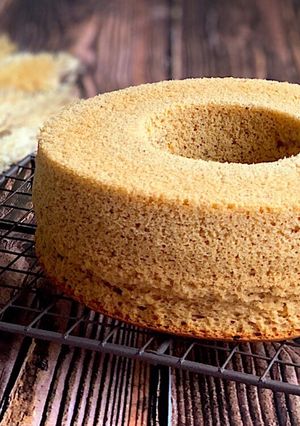 玄米粉のメイプルシフォンケーキ-レシピのメイン写真