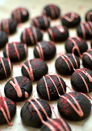ルビーチョコレートのブラッククッキー-レシピのメイン写真