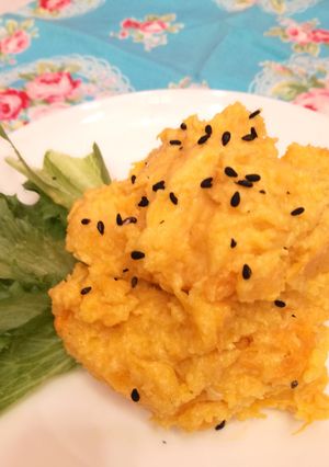 骨キッズカルシウムミルキー×南瓜サラダ-レシピのメイン写真