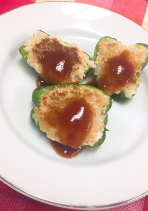 【お肉不使用】ピーマンの肉詰め-レシピのメイン写真